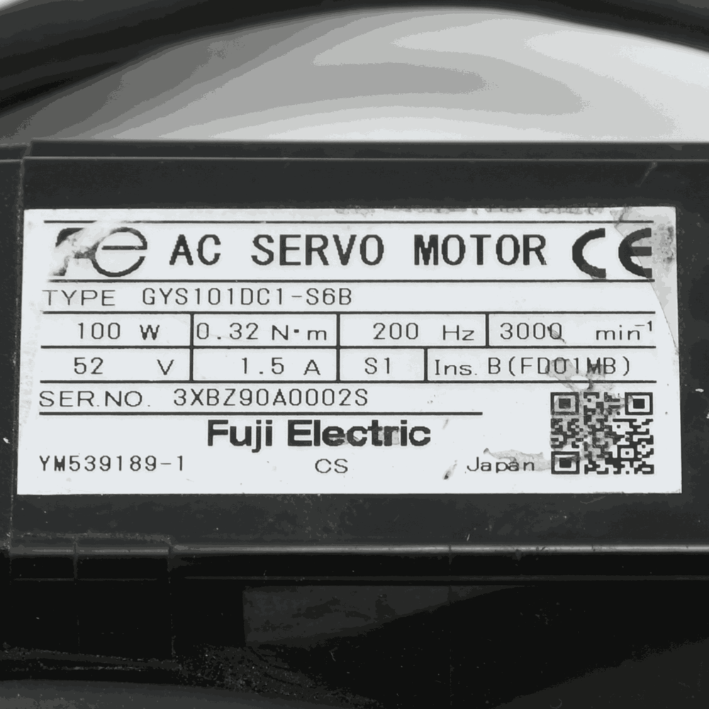 Fuji Servo Motor GYS101DC1-S6B